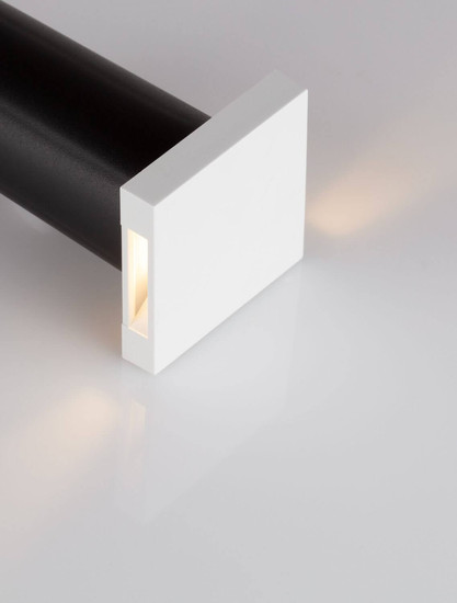 Nova Luce LED Wandeinbauleuchte Iko 1W 45lm warmweiss 3000K IP67 Weiß 9x5,5cm 9019221