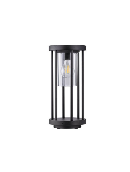 Nova Luce Wegeleuchte Elysium E27 IP65 salzwasserfest Schwarz Aluminium 35cm 9030152