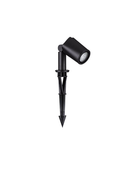 Nova Luce Erdspießleuchte Spy schwenkbar GU10 IP65 salzwasserfest Schwarz Aluminium 19cm 9030155