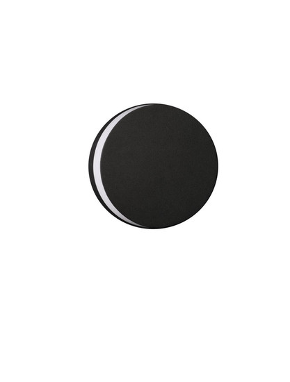 Nova Luce LED Außen-Wandleuchte Oono 11W warmweiss 3000K IP65 salzwasserfest Schwarz Aluminium Ø14,5cm 9030158