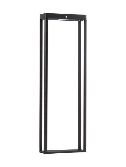 Nova Luce LED Solar-Wegeleuchte Berni 2W warmweiss 3000K Bewegungsmelder IP65 Schwarz Aluminium 70cm 9030567