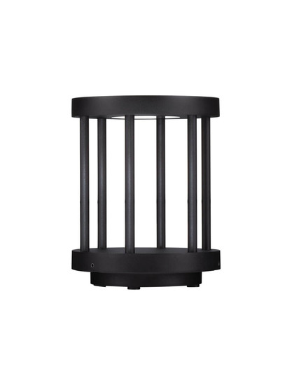 Nova Luce LED Sockelleuchte Nereus 8W warmweiss 3000K IP65 Schwarz Aluminium 20cm 9030586