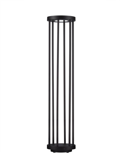 Nova Luce LED Wegeleuchte Nereus 8W warmweiss 3000K IP65 Schwarz Aluminium 75cm 9030588
