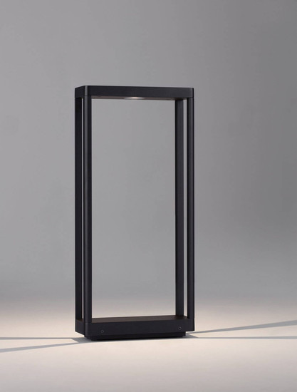Nova Luce LED Wegeleuchte Cosmic 8W warmweiss 3000K IP65 Schwarz Aluminium 50cm 9030590