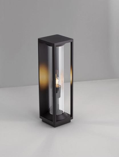 Nova Luce Wegeleuchte Pacific E27 IP65 Schwarz Aluminium 50cm 9030603