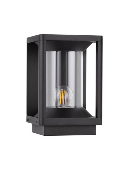 Nova Luce Sockelleuchte Pacific E27 IP65 Schwarz Aluminium 22cm 9030606