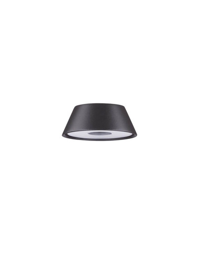 Nova Luce LED Akku-Leuchtenkopf Lumo dimmbar 2W warmweiss 3000K USB IP54 Schwarz Aluminium Ø6cm 9030612