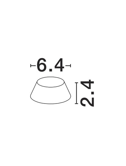 Nova Luce LED Akku-Leuchtenkopf Lumo dimmbar 2W warmweiss 3000K USB IP54 Schwarz Aluminium Ø6cm 9030612