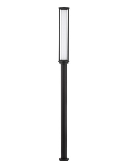 Nova Luce LED Wegeleuchte Solstice 16W warmweiss 3000K IP65 Schwarz Aluminium 222cm 9030626