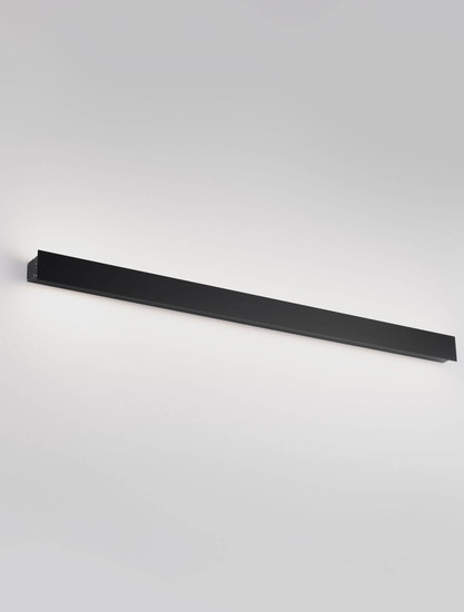 Nova Luce LED Außen-Wandleuchte Path 19W warmweiss 3000K IP65 salzwasserfest Schwarz Aluminium 100x6cm 9030709