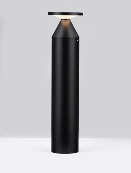 Nova Luce LED Wegeleuchte Neve 11W warmweiss 3000K IP65 salzwasserfest Schwarz Aluminium 50cm 9030719
