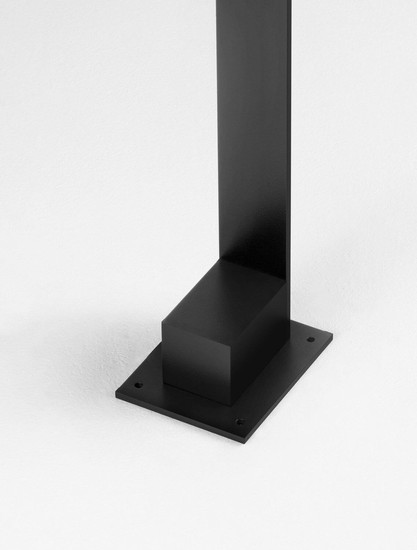 Nova Luce LED Wegeleuchte Vel 7W warmweiss 3000K IP65 salzwasserfest Schwarz Aluminium 80cm 9030724