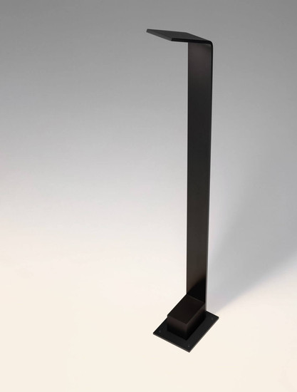 Nova Luce LED Wegeleuchte Vel 7W warmweiss 3000K IP65 salzwasserfest Schwarz Aluminium 80cm 9030724