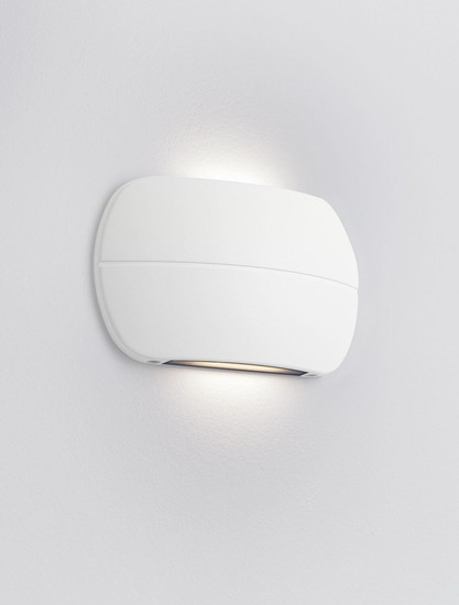 Nova Luce LED Außen-Wandleuchte Prato 10W warmweiss 3000K IP65 Weiß Aluminium 18x11cm 9030747