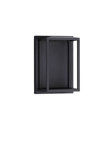 Nova Luce LED Außen-Wandleuchte Prive 17W warmweiss 3000K IP65 Schwarz Aluminium 25x17cm 9030753