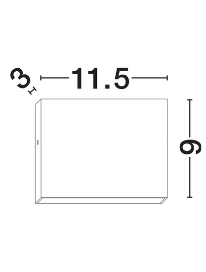 Nova Luce LED Außen-Wandleuchte Tick 4W warmweiss 3000K IP54 salzwasserfest Schwarz Aluminium 11,5x9cm 9030815
