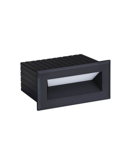 Nova Luce LED Wandeinbauleuchte Vivion 1W warmweiss 3000K IP54 salzwasserfest Schwarz 10x6,5cm 9030819