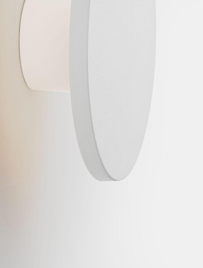 Nova Luce LED Außen-Wandleuchte Tower 8W warmweiss 3000K IP65 salzwasserfest Weiß Ø16,5cm 9030825