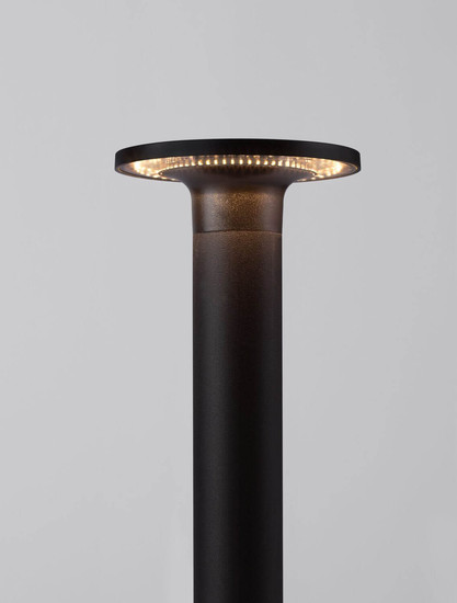 Nova Luce LED Wegeleuchte Tower 8W warmweiss 3000K IP65 salzwasserfest Schwarz 52cm 9030826