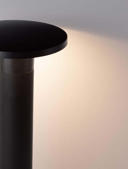 Nova Luce LED Wegeleuchte Tower 8W warmweiss 3000K IP65 salzwasserfest Schwarz 52cm 9030826