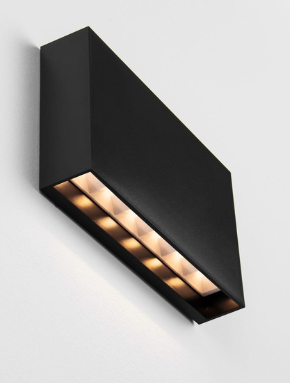 Nova Luce LED Außen-Wandleuchte Yoko 7W warmweiss 3000K IP65 salzwasserfest Schwarz 20x12,5cm 9030828