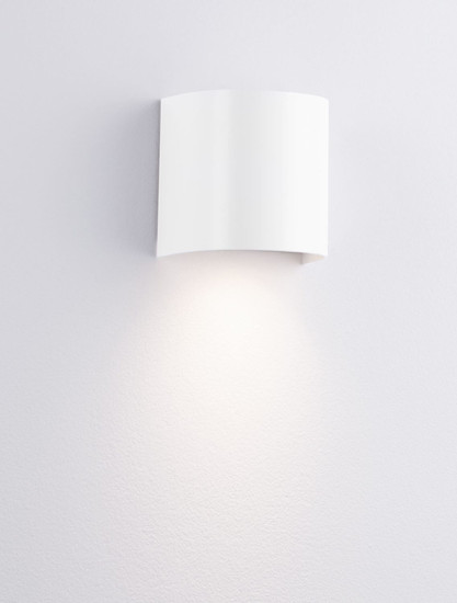 Nova Luce Außen-Wandleuchte York GU10 IP65 salzwasserfest Weiß Aluminium 11x11cm 9030833