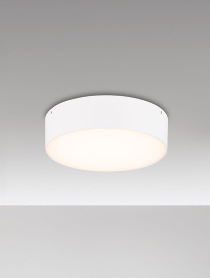 Nova Luce LED Außen-Deckenleuchte Judi 20W warmweiss 3000K IP65 salzwasserfest Weiß Aluminium Ø21cm 9030836