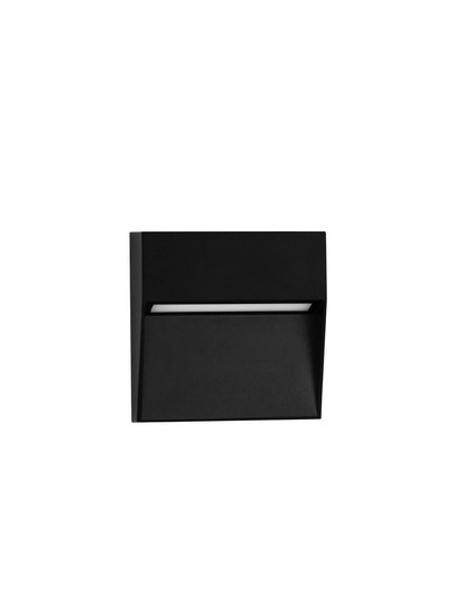 Nova Luce LED Außen-Wandleuchte Nectar 3W warmweiss 3000K IP65 salzwasserfest Anthrazit Aluminium 11x11cm 9030840