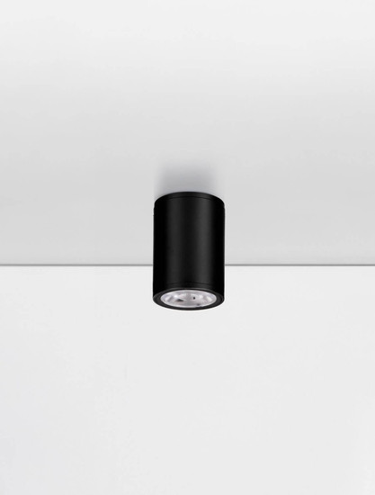 Nova Luce LED Außen-Deckenleuchte Lumina 9W warmweiss 3000K IP65 salzwasserfest Anthrazit Aluminium Ø8cm 9030844