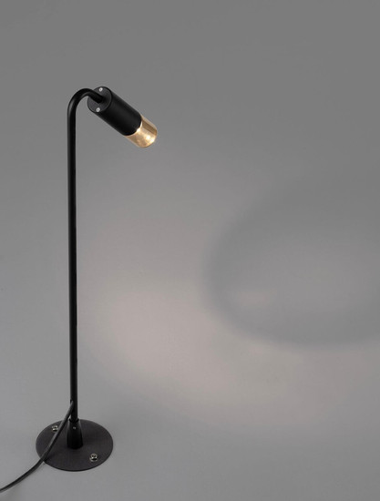 Nova Luce LED Wegeleuchte Aether 5W warmweiss 3000K IP65 salzwasserfest Anthrazit Glas Aluminium 60cm 9030848