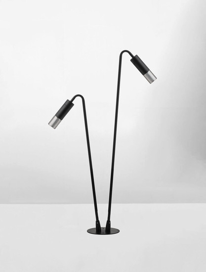 Nova Luce LED Wegeleuchte Aether 10W warmweiss 3000K IP65 salzwasserfest Anthrazit Glas Aluminium 80cm 9030849