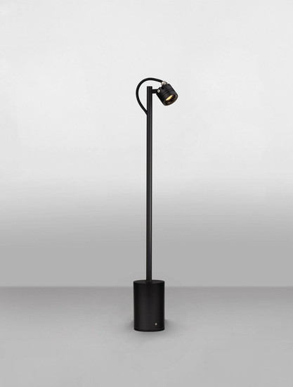 Nova Luce LED Wegeleuchte Sento schwenkbar 3W warmweiss 3000K IP65 salzwasserfest Anthrazit Aluminium 50cm 9030851
