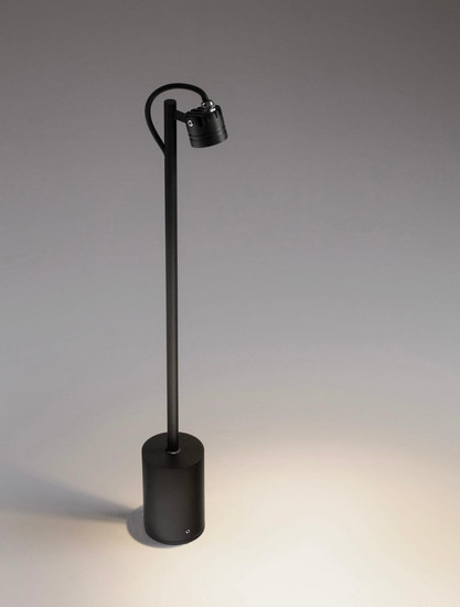 Nova Luce LED Wegeleuchte Sento schwenkbar 3W warmweiss 3000K IP65 salzwasserfest Anthrazit Aluminium 50cm 9030851