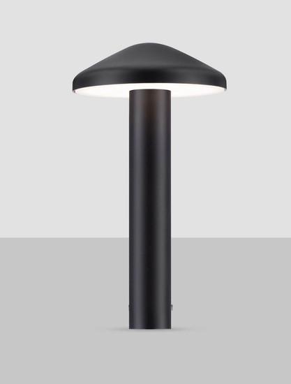 Nova Luce LED Sockelleuchte Nemo 5W warmweiss 3000K IP65 salzwasserfest Anthrazit Aluminium 20cm 9030861