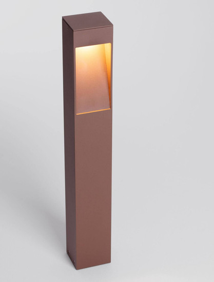 Nova Luce LED Wegeleuchte Maddi 7W warmweiss 3000K IP65 salzwasserfest Cortenstahl Aluminium 60cm 9030906