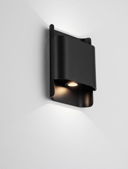 Nova Luce LED Außen-Wandleuchte Nocta 10W warmweiss 3000K IP54 salzwasserfest Schwarz Aluminium 18x13cm 9030922
