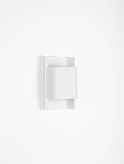 Nova Luce LED Außen-Wandleuchte Nocta 10W warmweiss 3000K IP54 salzwasserfest Weiß Aluminium 18x13cm 9030923
