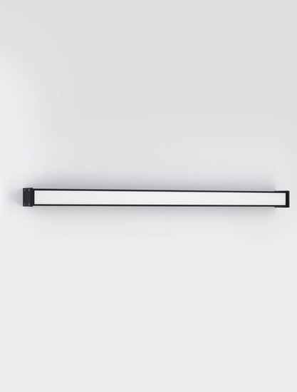 Nova Luce LED Außen-Deckenleuchte Nova 36W warmweiss 3000K IP65 salzwasserfest Anthrazit Aluminium 100x9cm 9030944