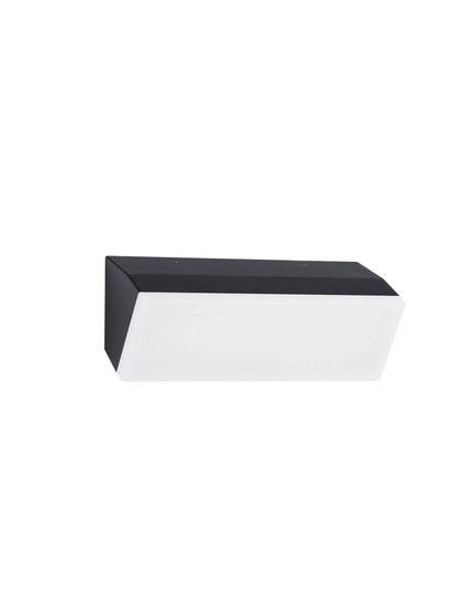 Nova Luce LED Außen-Wandleuchte Keen 20W warmweiss 3000K IP65 salzwasserfest Anthrazit Aluminium 30x18cm 9030945