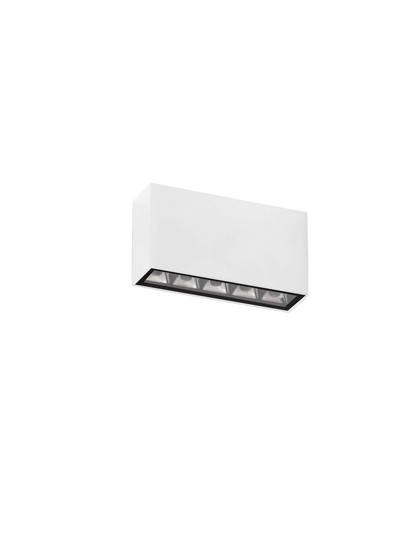 Nova Luce LED Außen-Deckenleuchte Jax 7W warmweiss 3000K IP65 Weiß Aluminium 14x8cm 9050704