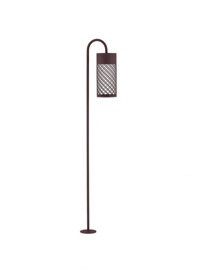 Nova Luce LED Wegeleuchte Motley 9W warmweiss 3000K IP65 salzwasserfest Cortenstahl Aluminium 100cm 9060231