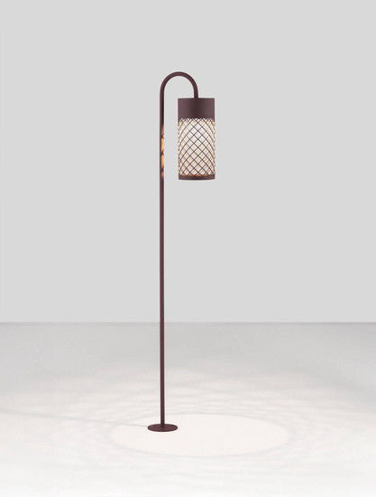 Nova Luce LED Wegeleuchte Motley 9W warmweiss 3000K IP65 salzwasserfest Cortenstahl Aluminium 100cm 9060231