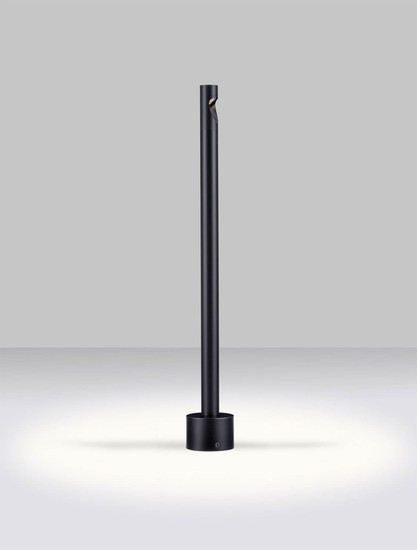 Nova Luce LED Wegeleuchte Luxor drehbar 4W warmweiss 3000K IP65 salzwasserfest Schwarz Aluminium 60cm 9060249