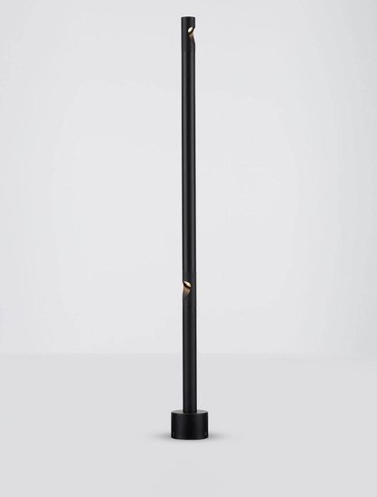 Nova Luce LED Wegeleuchte Luxor drehbar 8W warmweiss 3000K IP65 salzwasserfest Schwarz Aluminium 90cm 9060250