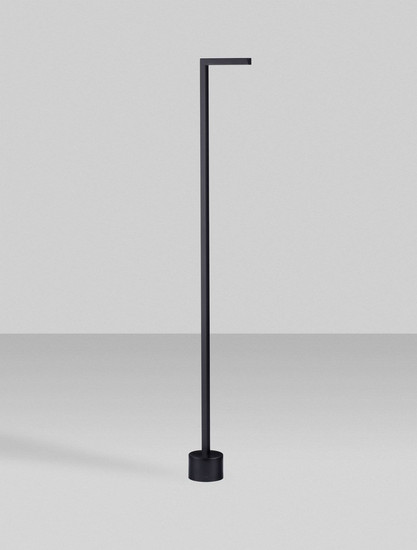 Nova Luce LED Wegeleuchte Pipe 4W warmweiss 3000K IP65 salzwasserfest Schwarz Aluminium 95cm 9060261
