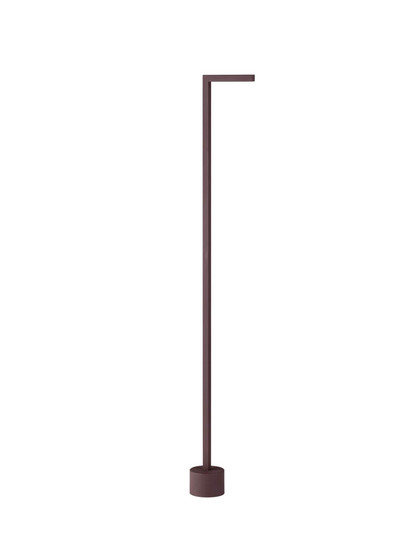 Nova Luce LED Wegeleuchte Pipe 4W warmweiss 3000K IP65 salzwasserfest Cortenstahl Aluminium 95cm 9060262
