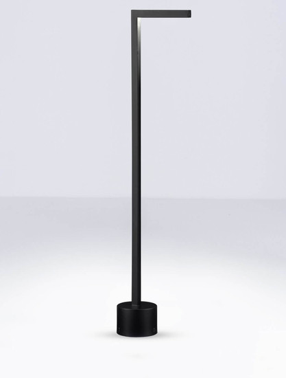 Nova Luce LED Wegeleuchte Pipe 4W warmweiss 3000K IP65 salzwasserfest Schwarz Aluminium 65cm 9060263