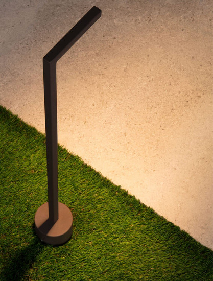 Nova Luce LED Wegeleuchte Pipe 4W warmweiss 3000K IP65 salzwasserfest Cortenstahl Aluminium 65cm 9060264