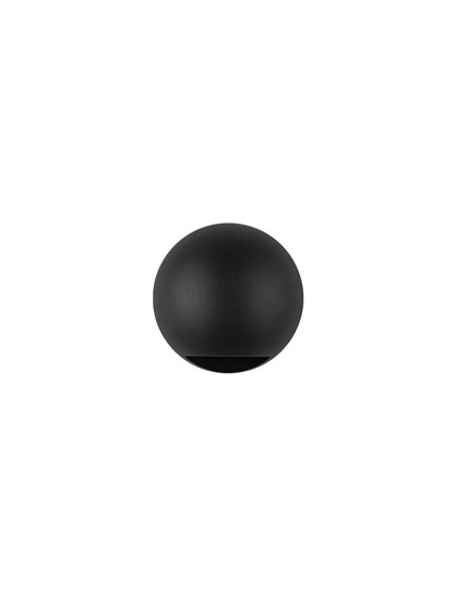 Nova Luce LED Außen-Wandleuchte Passo 3W warmweiss 3000K IP65 salzwasserfest Schwarz Aluminium Ø12cm 9136410