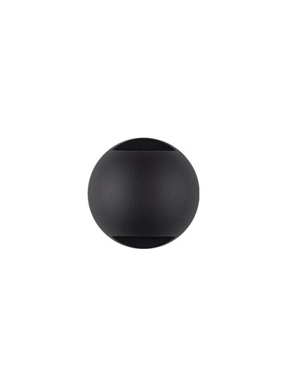 Nova Luce LED Außen-Wandleuchte Passo 4W warmweiss 3000K IP65 salzwasserfest Schwarz Aluminium Ø12cm 9136413